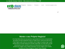 Tablet Screenshot of ecocleanshine.com.br